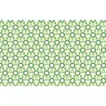 Patrón transparente con hojas verdes