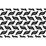 Leafy black and white pattern