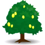 Lemon tree vector graphics