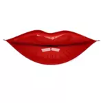 官能的な女性の唇のベクトル イラスト