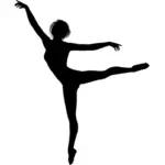 नृत्य महिला सिल्हूट