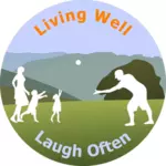 Living Well Laugh Often Logo