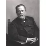 Louis Pasteur vektor gambar