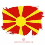 Bandierina verniciata della Macedonia