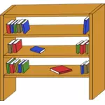 Книжный шкаф векторная графика