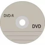 DVD recording disc vector