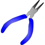 Needlenose pliers vector image