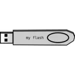 Flash disku vektorový obrázek
