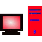 Personal computer vector image