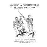 US Marine uniform making vector image