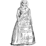 XIX века костюмы