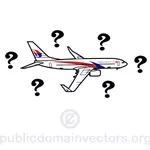 マレーシアの飛行機の謎