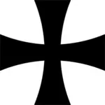 Malteser Kreuz silhouette