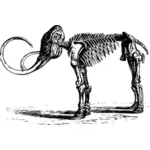 Esqueleto de mamute