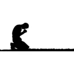 Человек молится