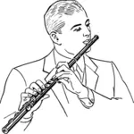 Man met fluit