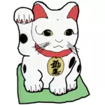 בתמונה וקטורית חתול יפני