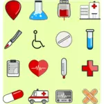 Medizinische Symbole Paket