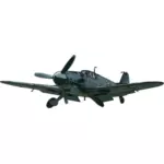Messerschmidt Bf109G airplane vector clip art