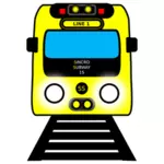 قطار رسوم متحركة في مترو الأنفاق