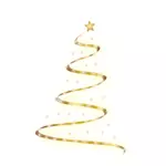 Vánoční strom abstraktní grafika