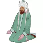 Moslim in gebed