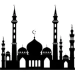 Grafis vektor dari garis Masjid