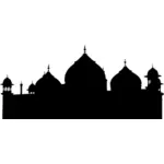 Moskee silhouet