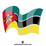Mozambique state national flag
