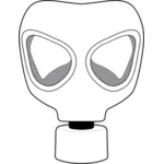 Máscara de gas vector de la imagen