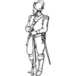 Musketeer drawing