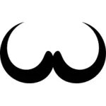 Image de silhouette de moustache