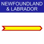 Ньюфаундленд & Лабрадор символ векторные иллюстрации