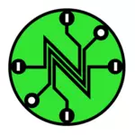 网络中立性绿色标志的形象