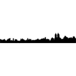 New York Central Park skyline silhouette