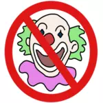 Keine Clowns-symbol