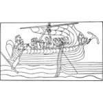 Норман корабль Рисование