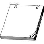 Notebook vector image