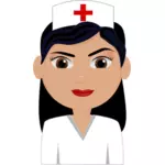 Hübsche Krankenschwester