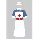 Perawat di seragam