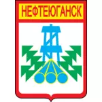 Vector bildet av Nefteyugansk riksvåpen