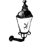 Oude lamp tekening