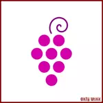Imagem de uvas rosa
