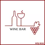 Bar logo-ul de vinuri
