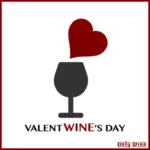 Wein und Valentinstag