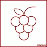 Símbolo de uvas