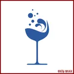 Glas Wein Symbol Bild