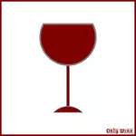 Simbol gelas anggur merah