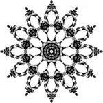 Diseño floral ornamental