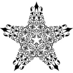 Dekorativ stjerne form